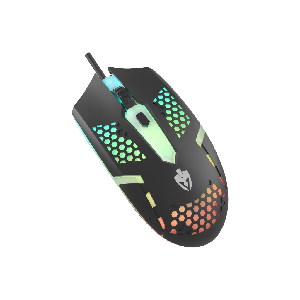 KIT GAMER PRETO COM TECLADO MEMBRANA, MOUSE 1600 DE DPI, HEADSET E MOUSEPAD EG-54 STARTER EVOLUT - Imagem 4