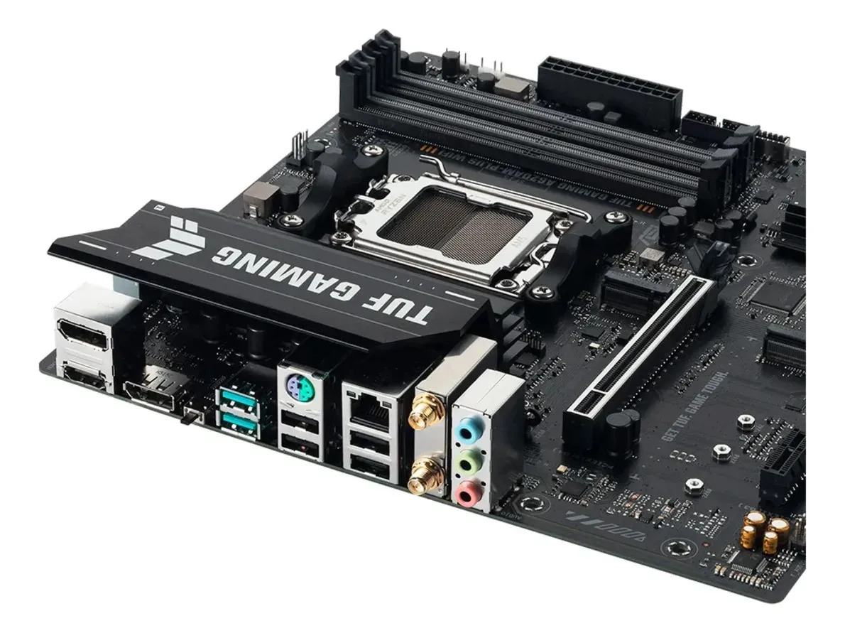 PLACA MAE ASUS TUF GAMING A620AM-PLUS WIFI - RYZEN AM5 DDR5 - MATX - M.2 NVME - HDMI/2XDISPLAYPORT - Imagem 5