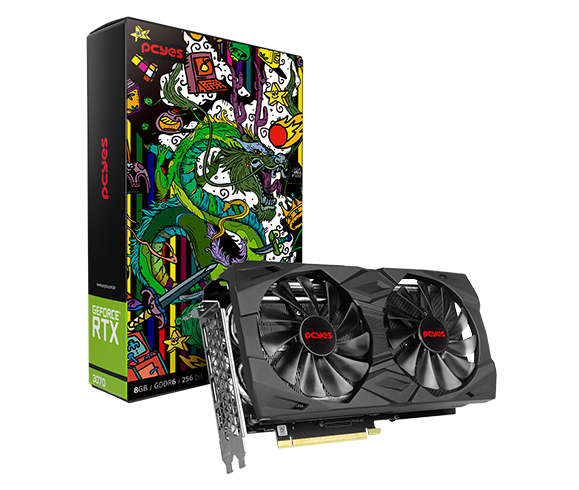 GPU RTX 3070 GAMING PRO 8GB GDDR6 256 BITS - GRAFFITI SERIES - PRTX3070GP8DR6256