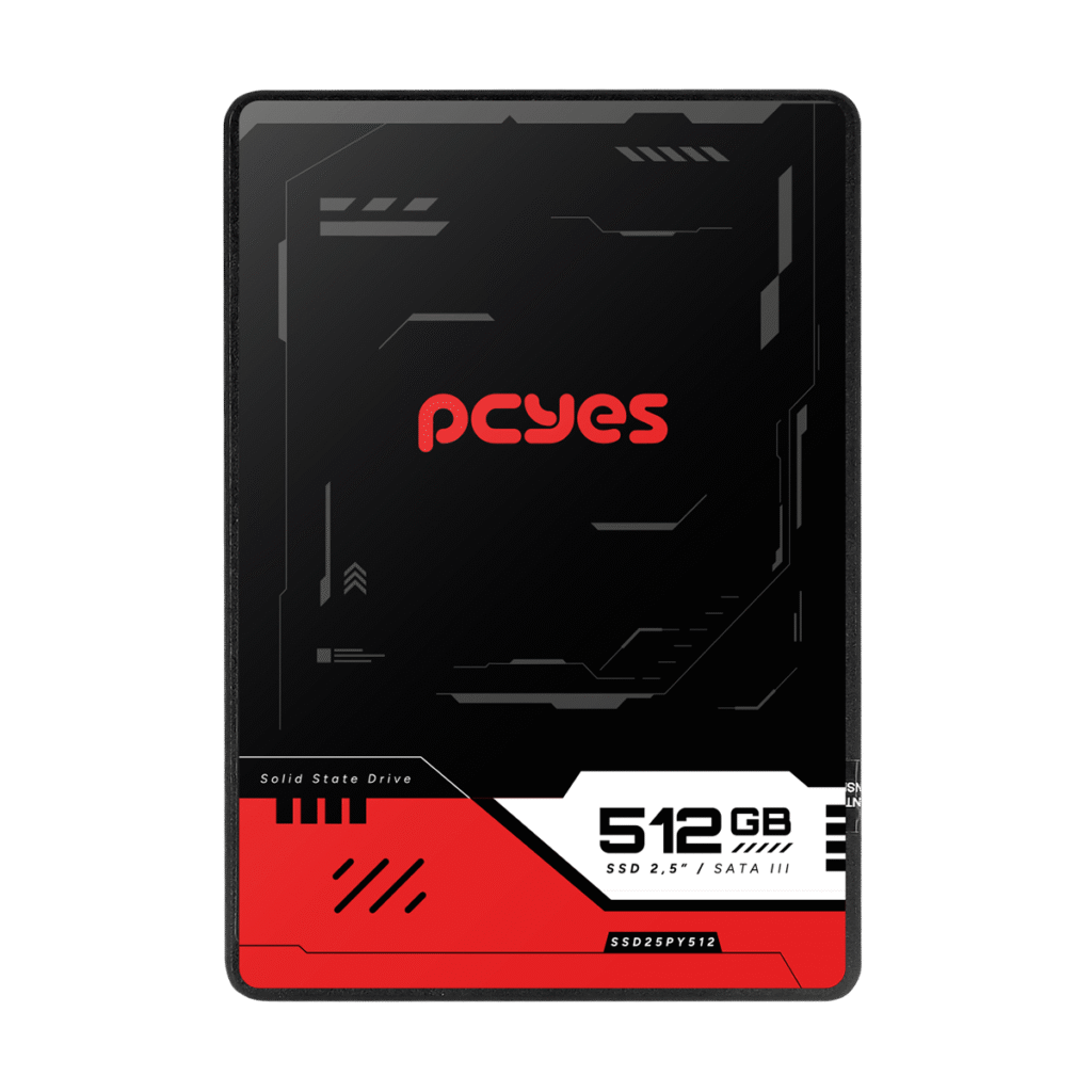 SSD PCYES PY512 512GB SATA III 2,5 LEITURA 550MB/S ESCRITA 400MB/S - SSD25PY512