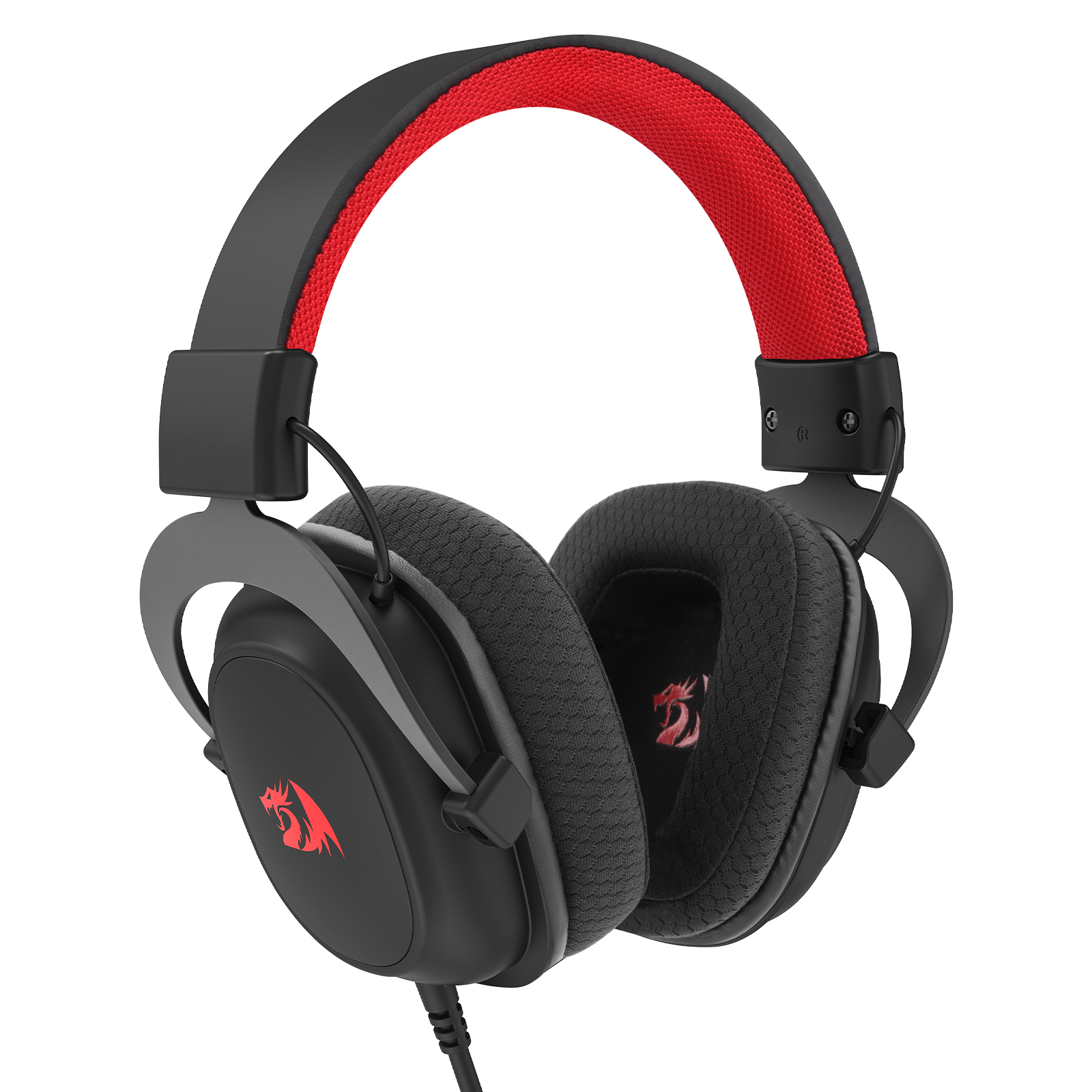 HEADSET GAMER PRETO COM FIO REDRAGON ZEUS LITE PARA JOGOS H510-LT