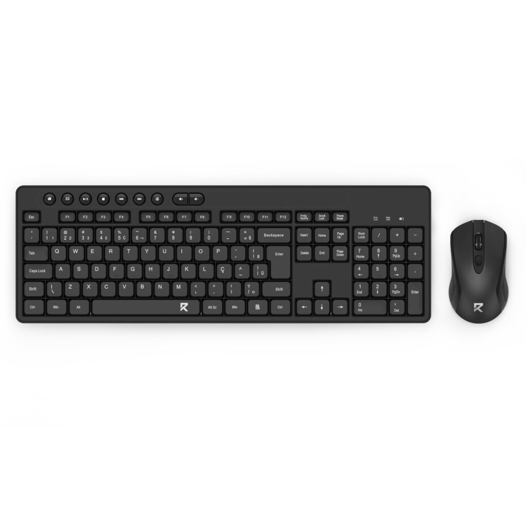 COMBO TECLADO + MOUSE REDRAGON PRETO BS-7094