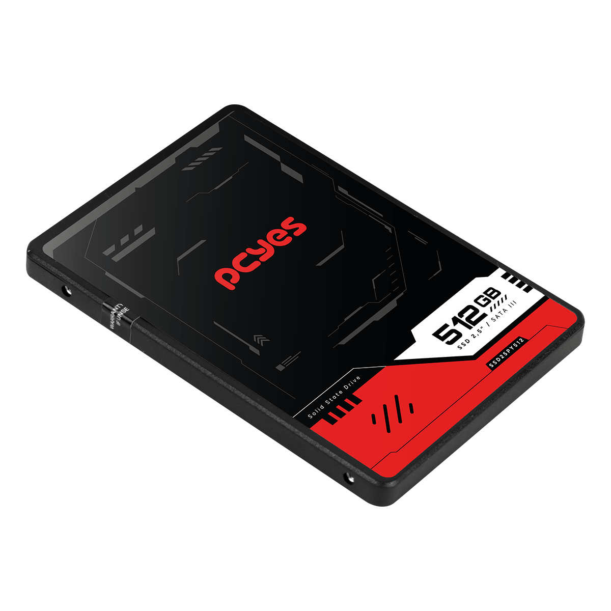 SSD PCYES PY512 512GB SATA III 2,5 LEITURA 550MB/S ESCRITA 400MB/S - SSD25PY512 - Imagem 5